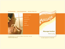 Tablet Screenshot of massage-lang.at
